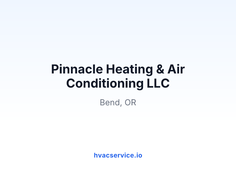 Pinnacle Heating & Air Conditioning LLC