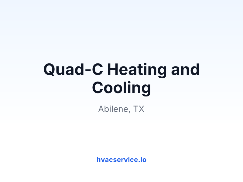 Quad-C Heating and Cooling