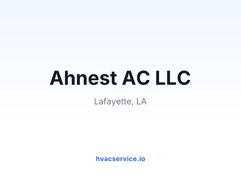 Ahnest AC LLC