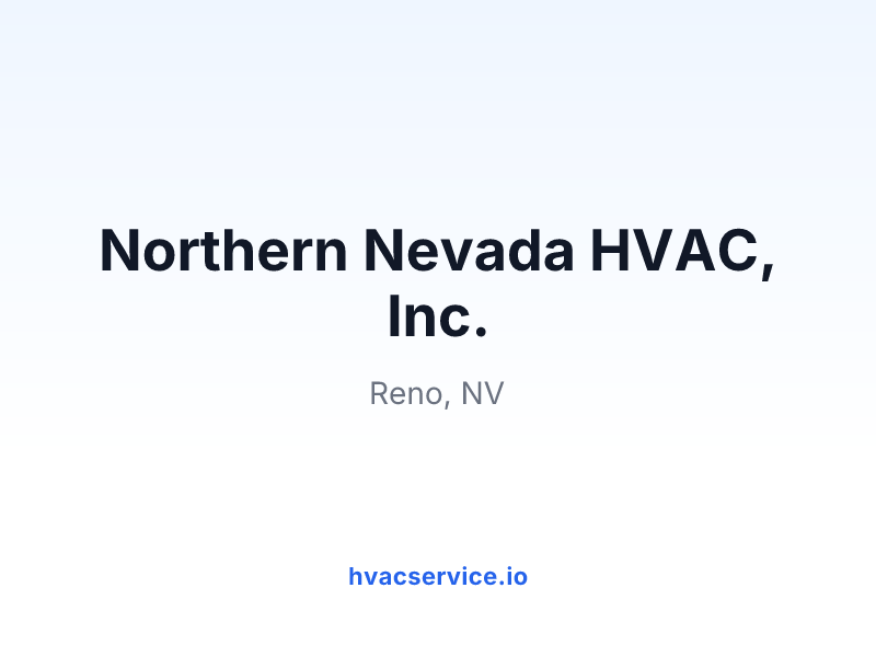 Northern Nevada HVAC, Inc.