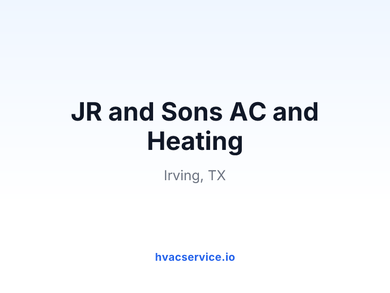 JR and Sons AC and Heating