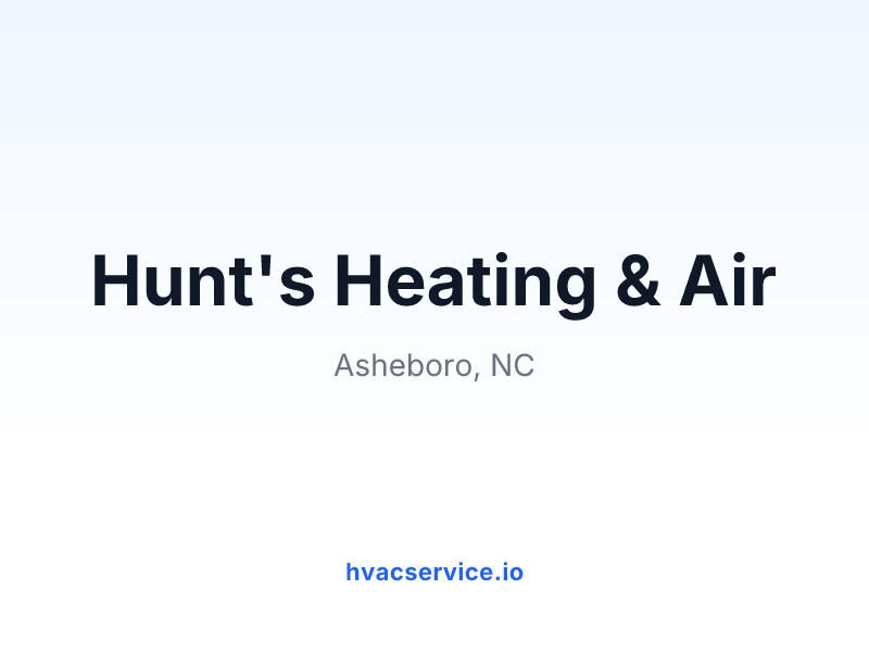 Hunt's Heating & Air