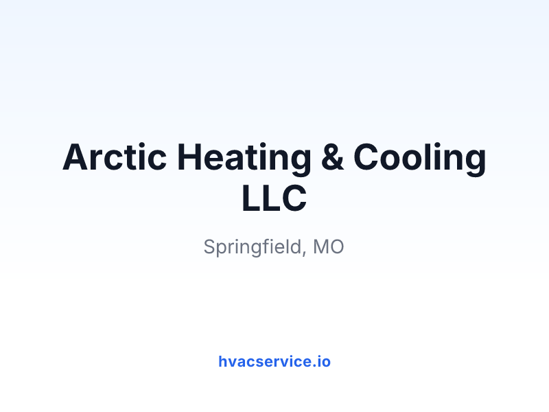 Arctic Heating & Cooling LLC