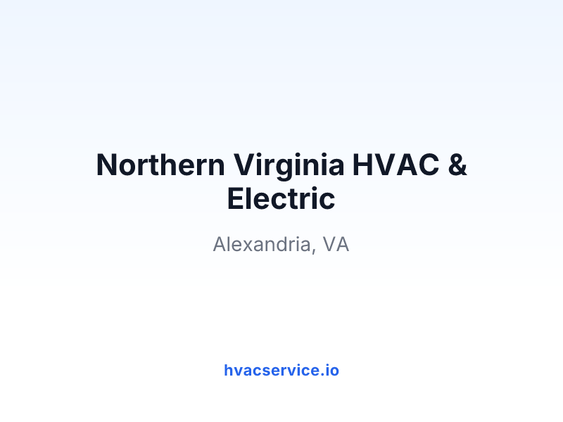 Northern Virginia HVAC & Electric