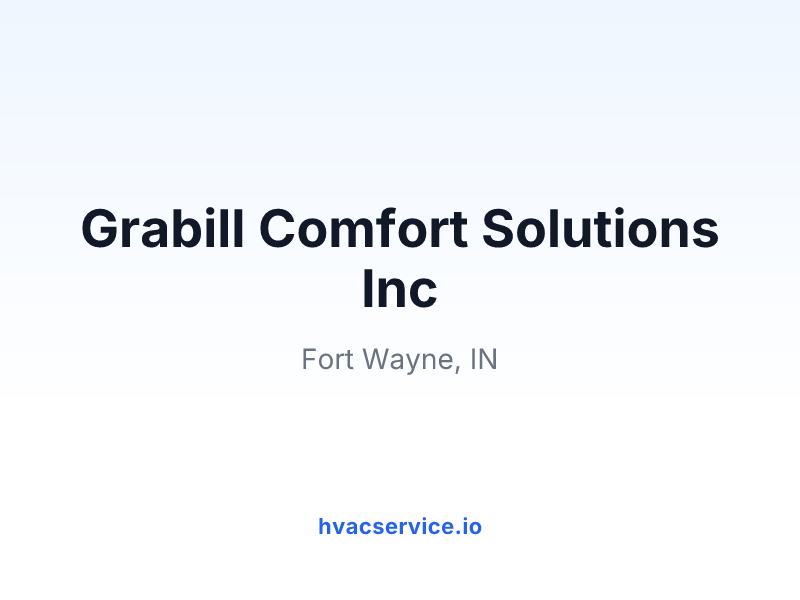 Grabill Comfort Solutions Inc