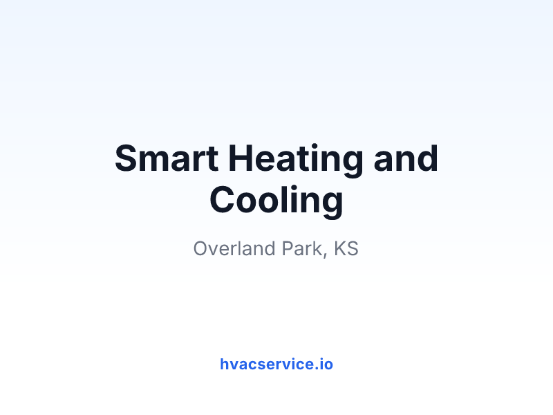 Smart Heating and Cooling