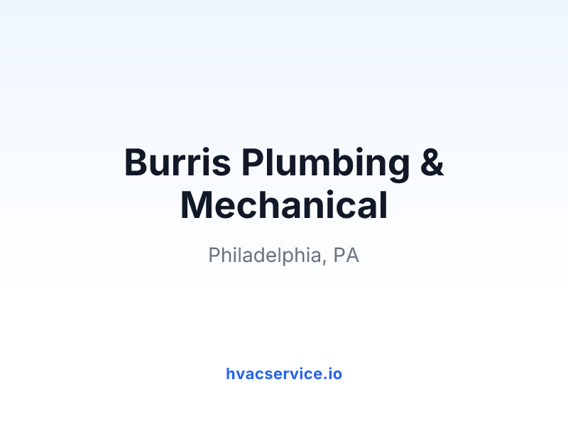 Burris Plumbing & Mechanical
