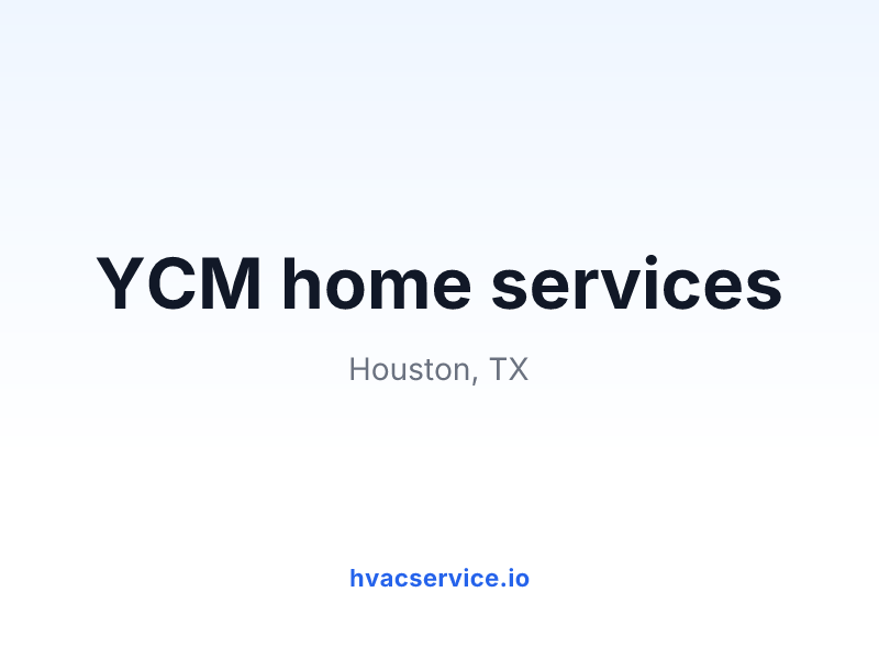 YCM home services