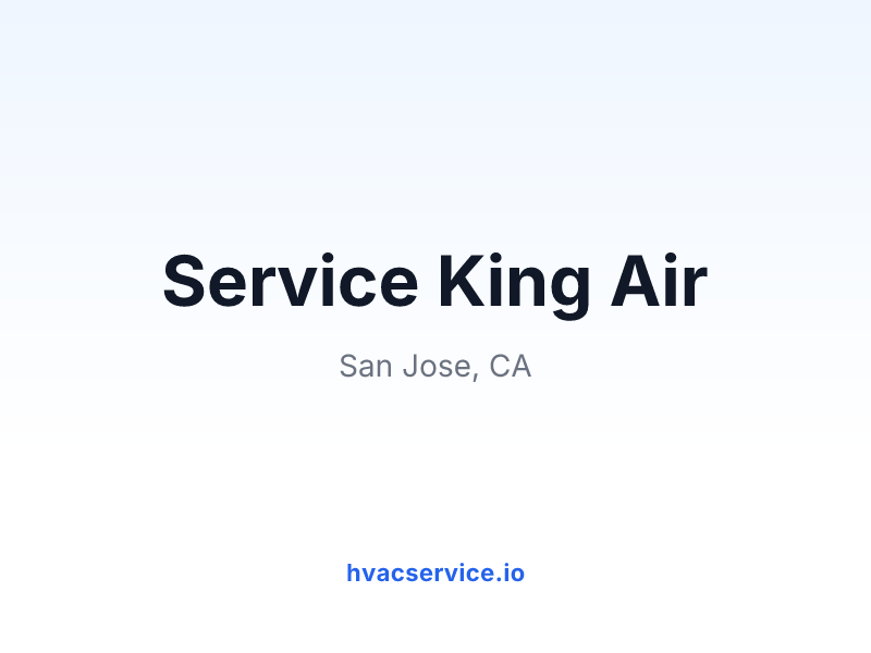 Service King Air