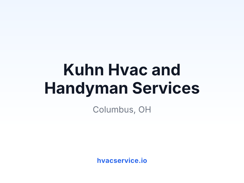 Kuhn Hvac and Handyman Services