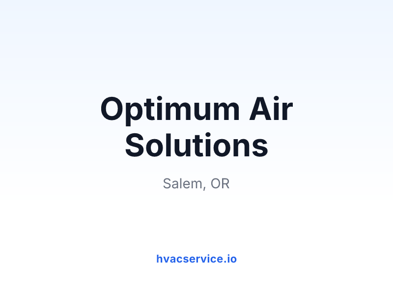 Optimum Air Solutions
