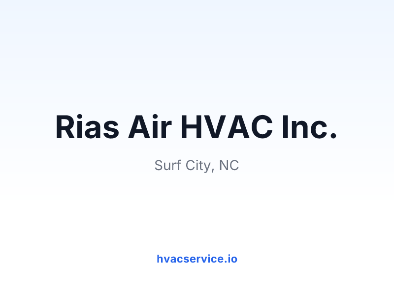 Rias Air HVAC Inc.