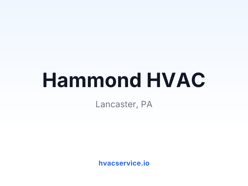 Hammond HVAC