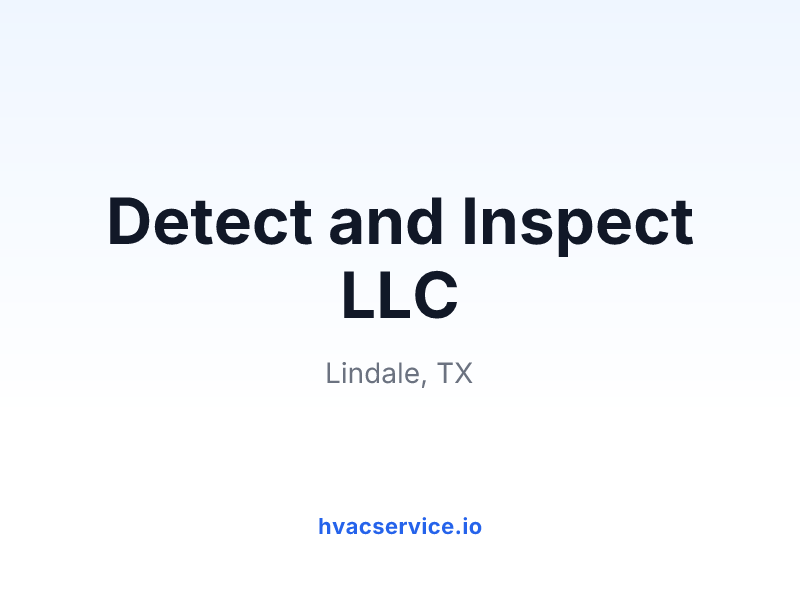 Detect and Inspect LLC