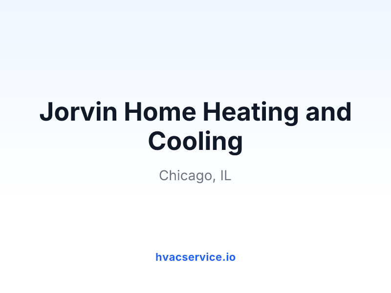 Jorvin Home Heating and Cooling