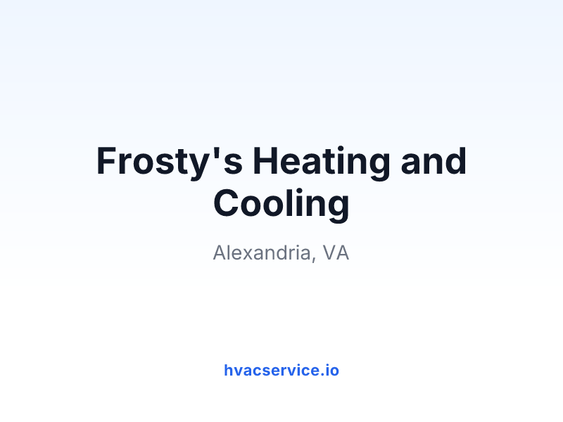 Frosty's Heating and Cooling