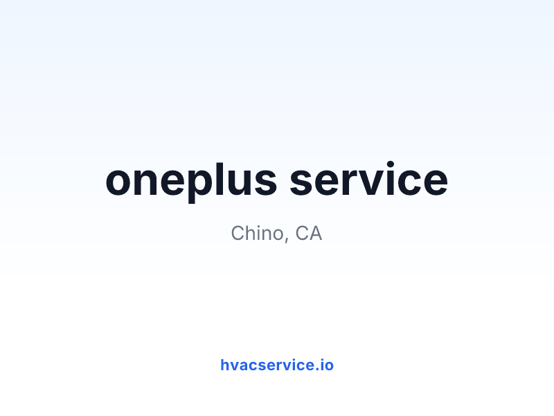 oneplus service