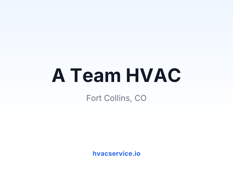 A Team HVAC