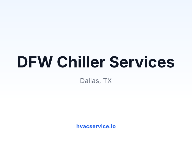 DFW Chiller Services