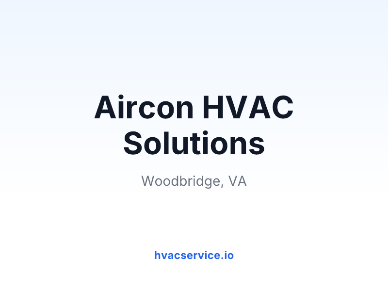 Aircon HVAC Solutions