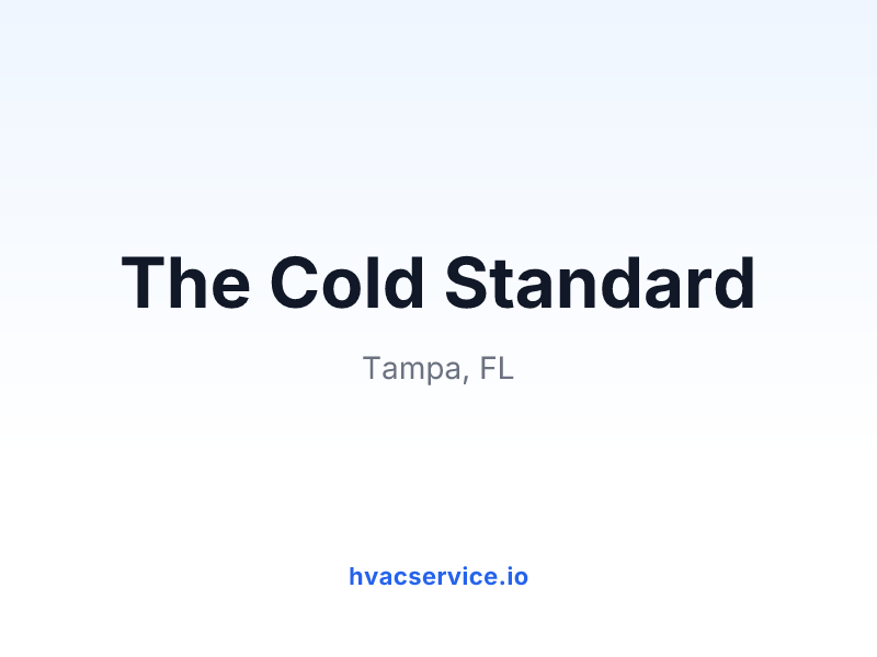 The Cold Standard