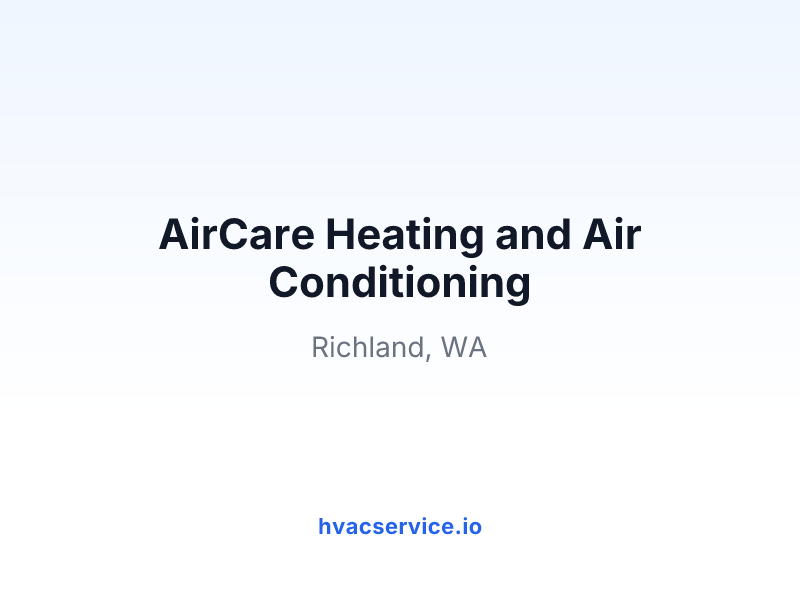 AirCare Heating and Air Conditioning