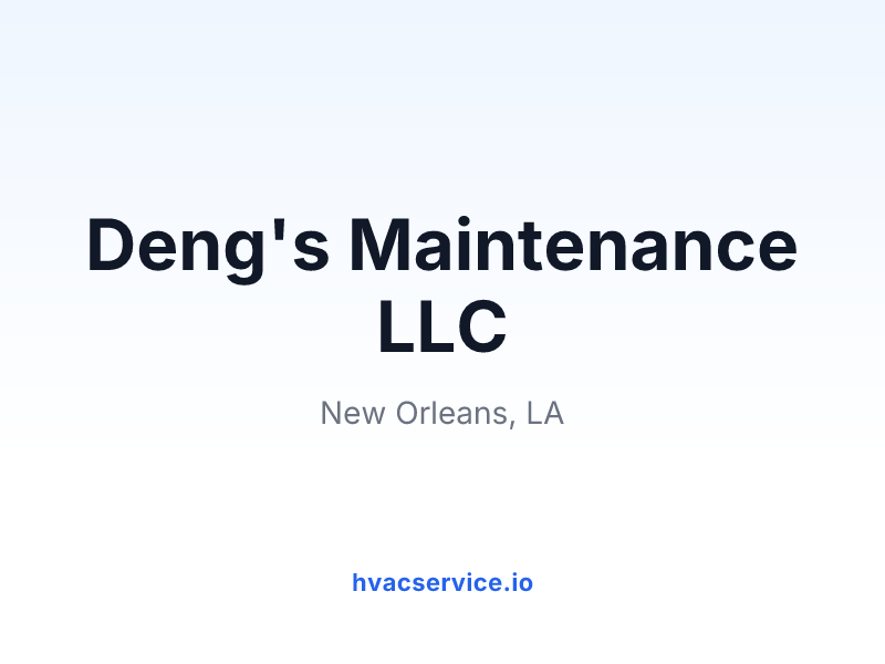 Deng's Maintenance LLC