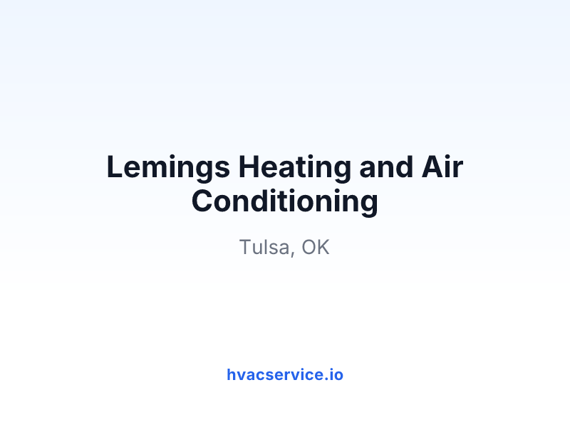 Lemings Heating and Air Conditioning