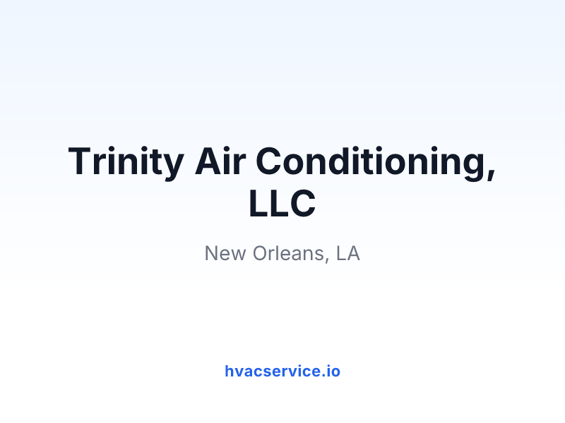 Trinity Air Conditioning, LLC