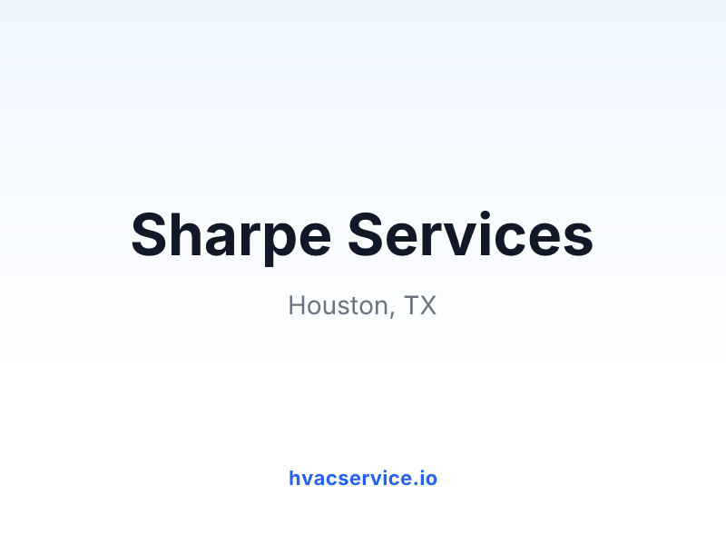Sharpe Services