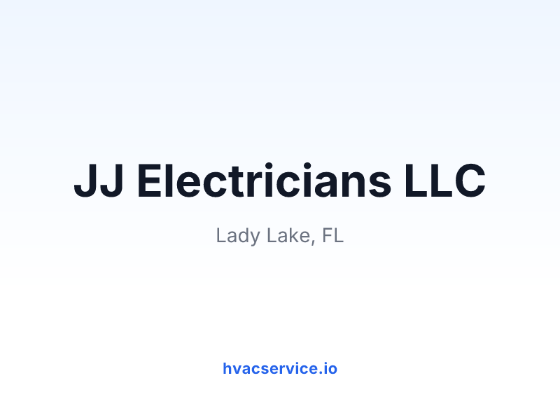 JJ Electricians LLC