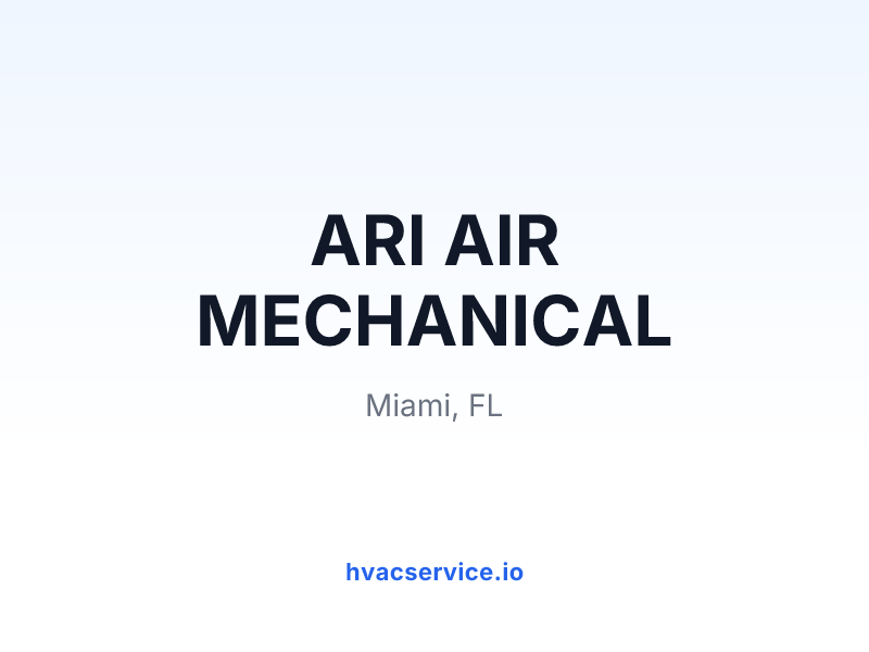 ARI AIR MECHANICAL