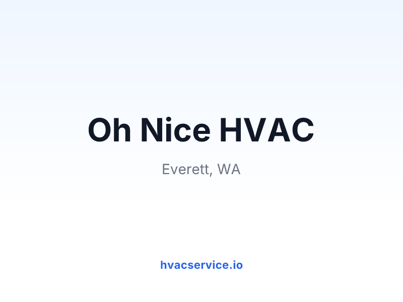Oh Nice HVAC