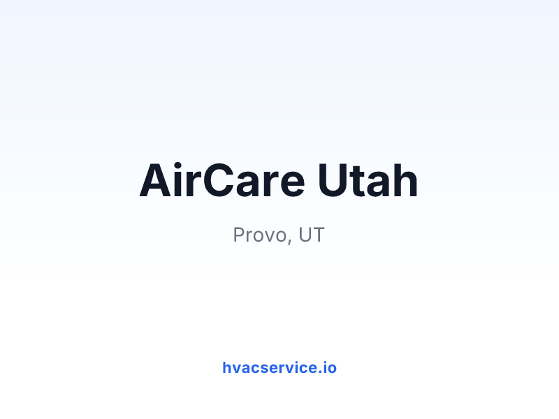 AirCare Utah