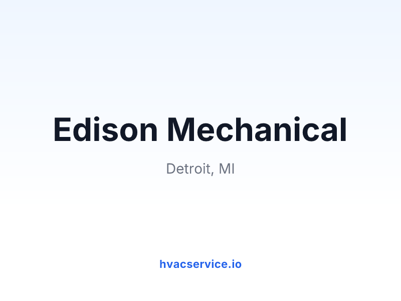 Edison Mechanical