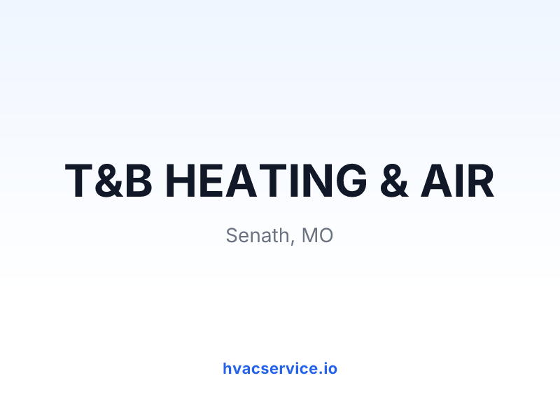 T&B HEATING & AIR