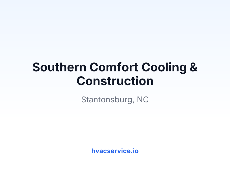 Southern Comfort Cooling & Construction
