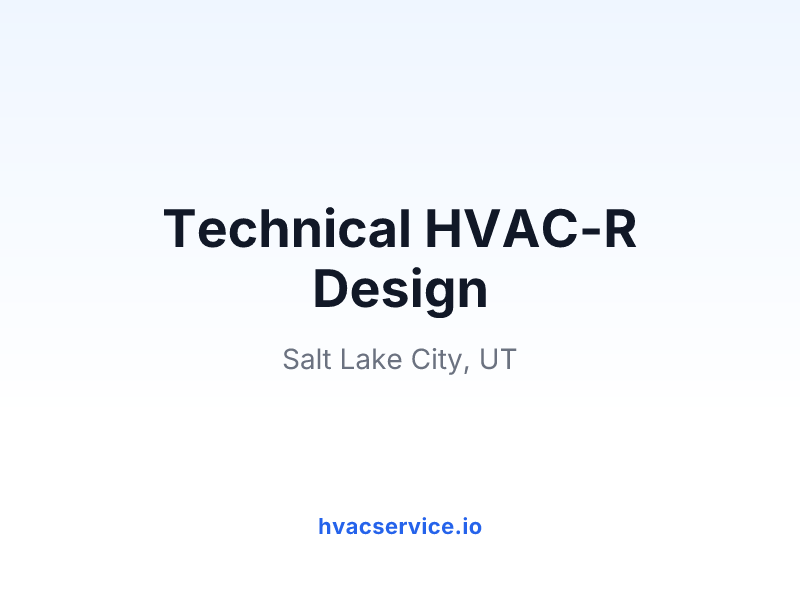 Technical HVAC-R Design