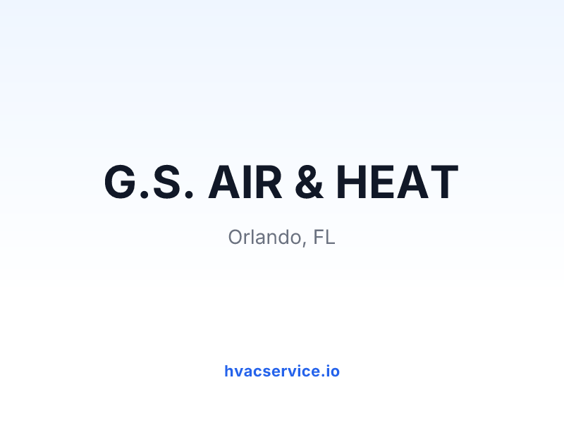 G.S. AIR & HEAT