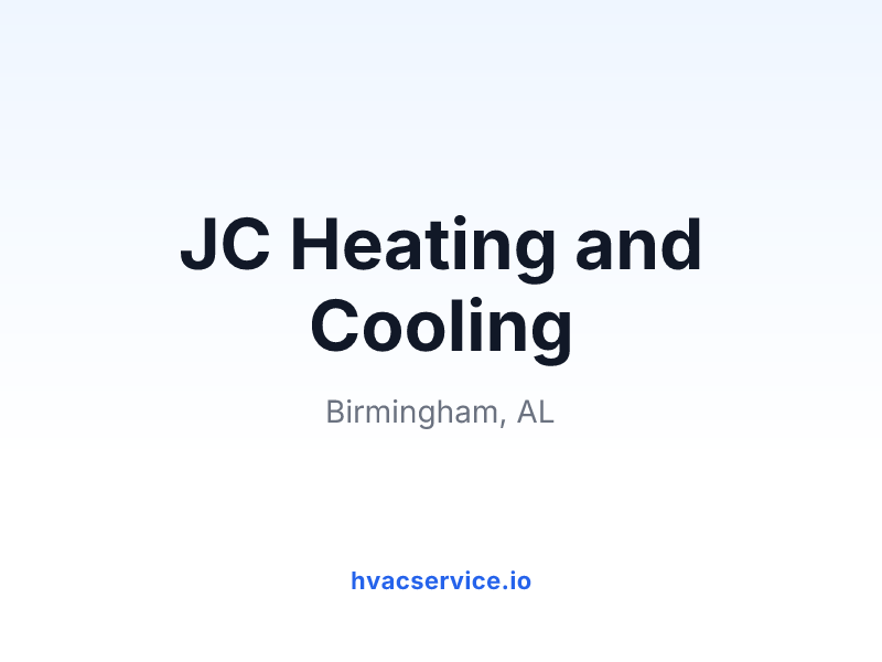 JC Heating and Cooling