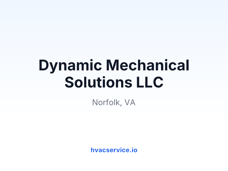Dynamic Mechanical Solutions LLC