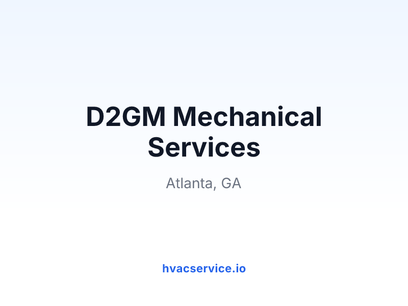 D2GM Mechanical Services
