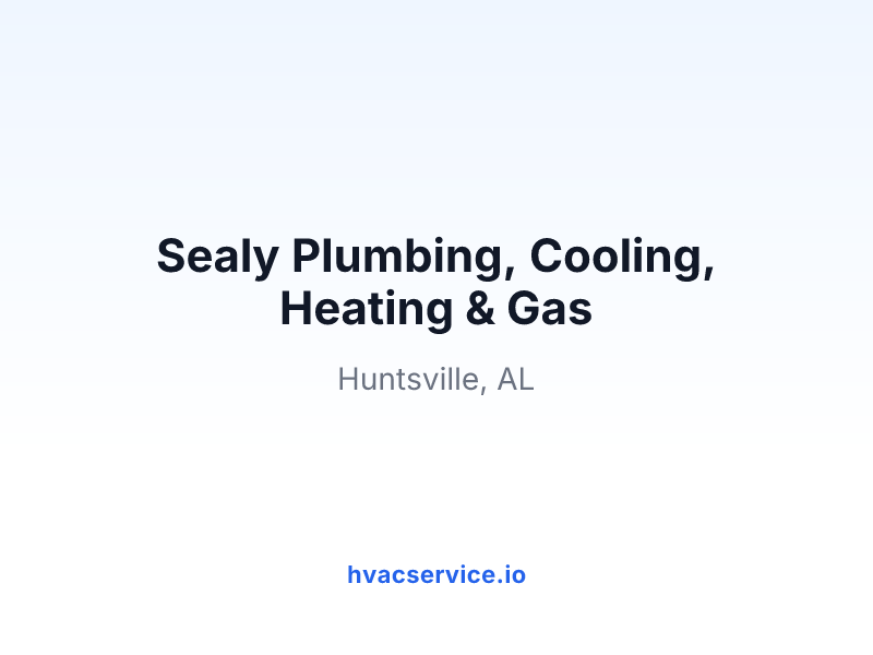 Sealy Plumbing, Cooling, Heating & Gas