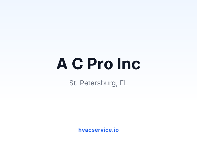 A C Pro Inc