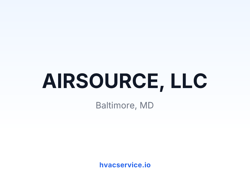 AIRSOURCE, LLC