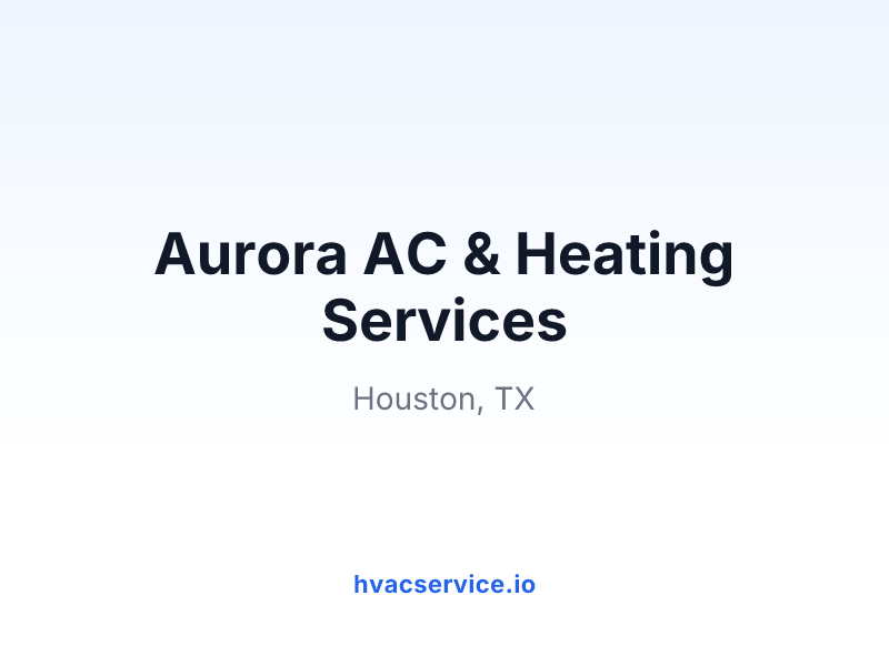 Aurora AC & Heating Services