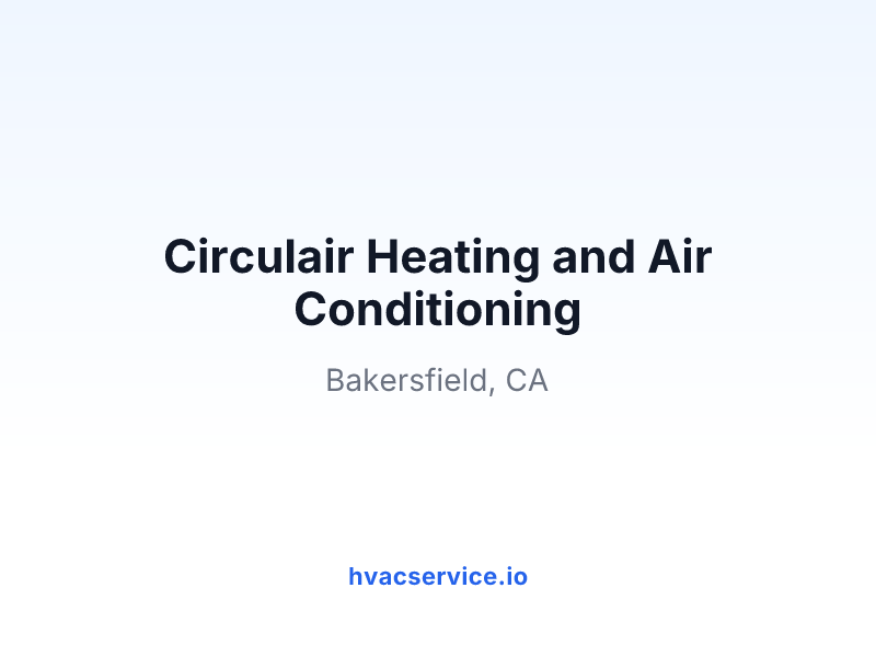 Circulair Heating and Air Conditioning