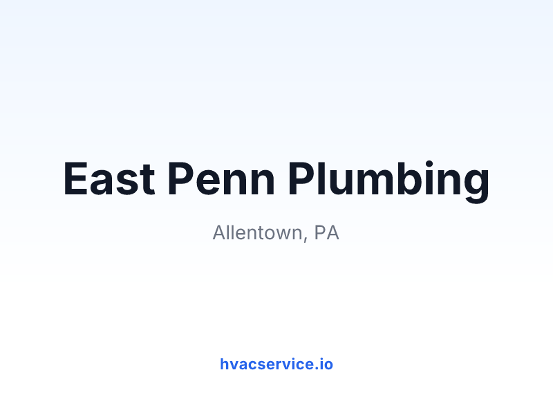 East Penn Plumbing
