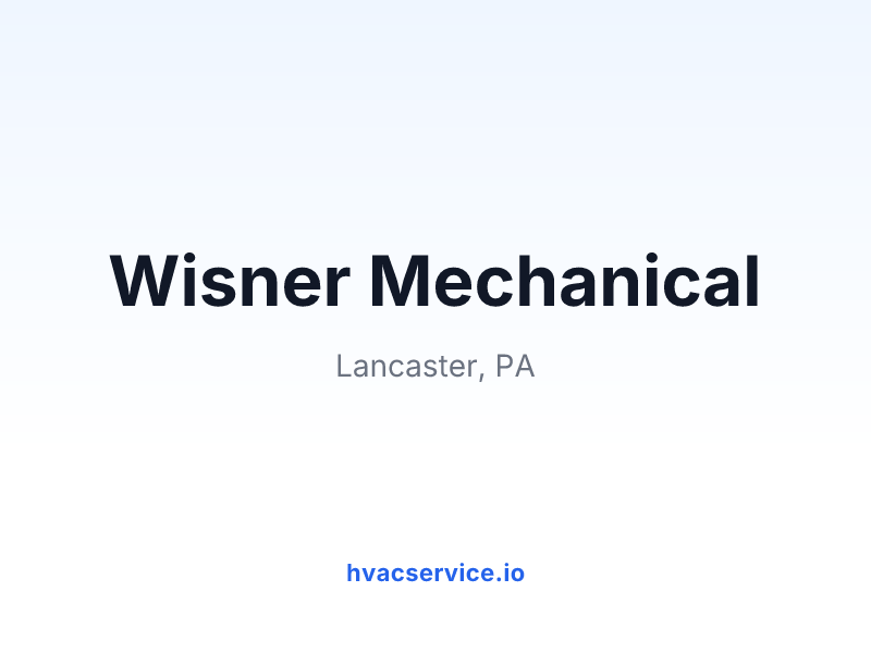 Wisner Mechanical