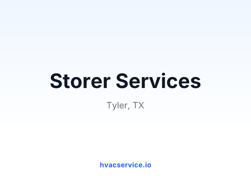 Storer Services